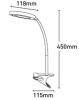 CHESTER 6W CLAMP LAMP WHITE